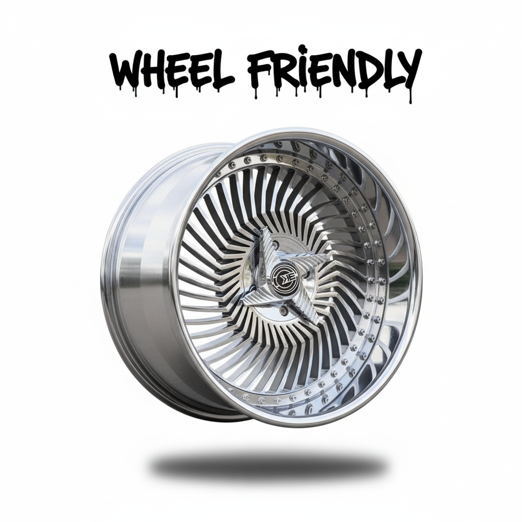 Custom 2 Piece Multi Spoke VIP Rims