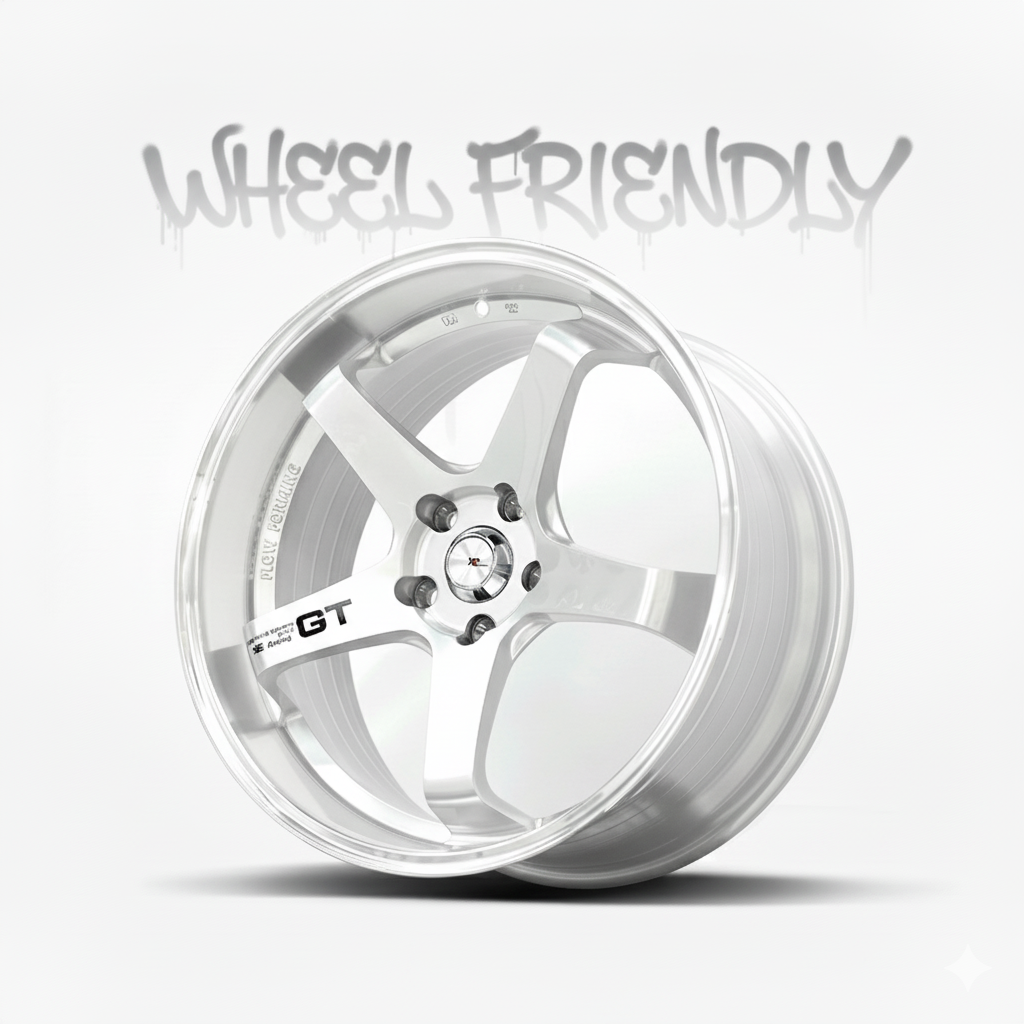 5 Spoke Deep Dish Concave Alloy Wheels