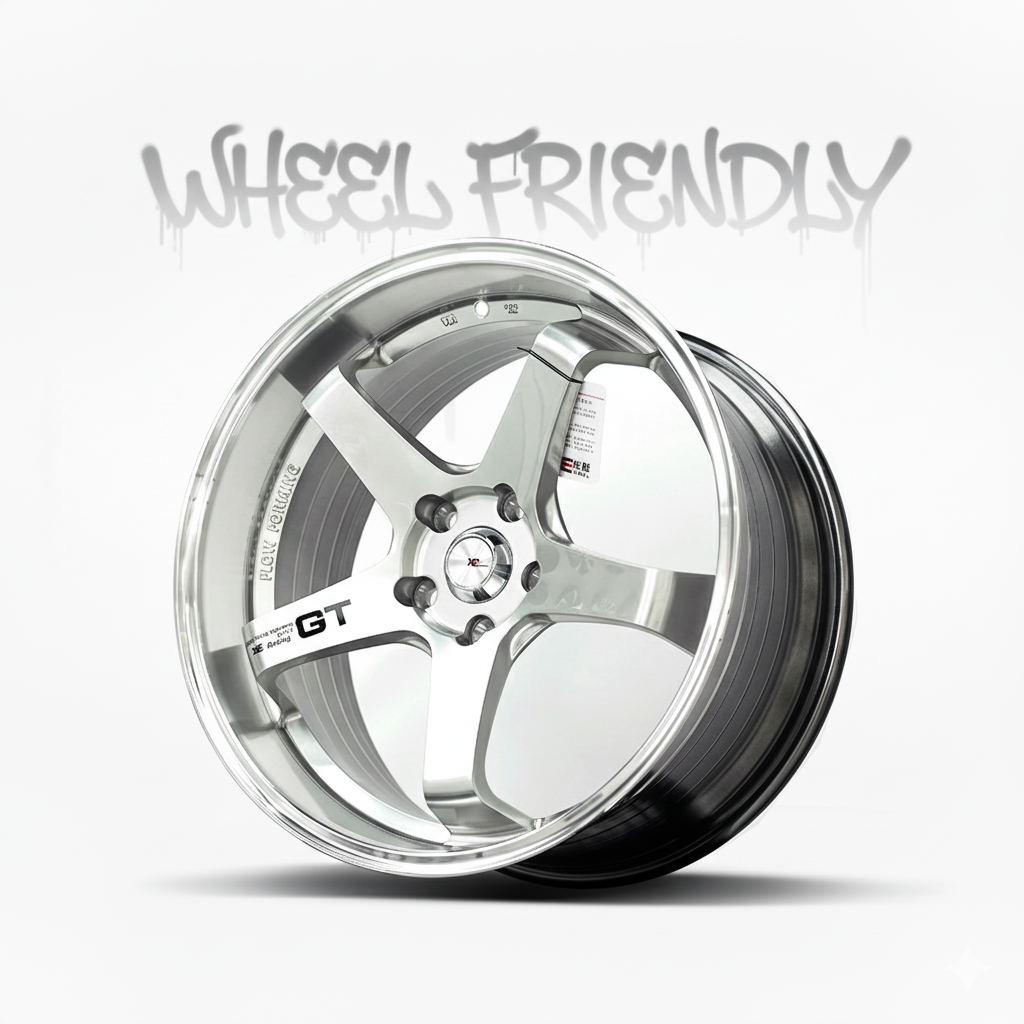 5 Spoke Deep Dish Concave Alloy Wheels